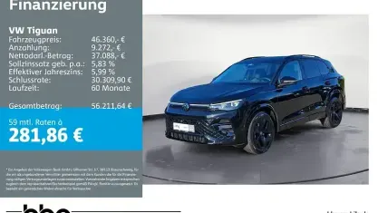 Gebraucht VW Tiguan R-line 193 PS (141 kW) 2025 Schwarz SUV