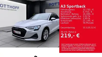 Gebraucht Audi A3 Sportback e-tron Ambiente 204 PS (150 kW) 2025 Weiss Kleinwagen