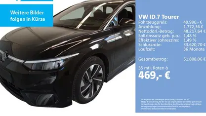Neu VW ID.7 Pro 210 kW (286 PS) 2025 Kombi