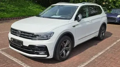 Gebraucht VW Tiguan Allspace R-line 150 PS (110 kW) 2018 Weiß SUV