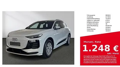 Neu Audi Q6 e-tron Performance 225 kW (306 PS) 2026 Gletscherweiß SUV