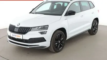 Gebraucht Skoda Karoq SportLine 150 PS (110 kW) 2020 Weiß SUV