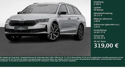 Gebraucht 2025 Skoda Octavia SportLine Kombi | 35.611 € (Fairer Preis)