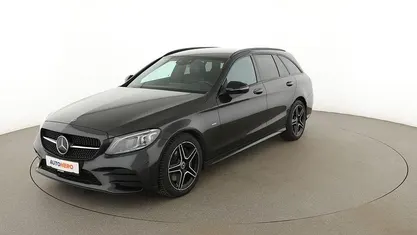 Usata Mercedes C300 AMG line 245 CV (180 kW) 2020 Grigio Station wagon
