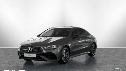 Metalliclack mountaingrau Gebraucht 2025 Mercedes CLA200 AMG Coupé | 39.998 € (Fairer Preis)