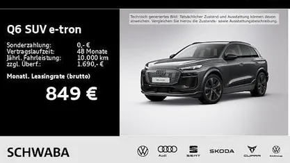 Grau Neu 2026 Audi Q6 e-tron Ambiente SUV | 81.890 € (Etwas zu teuer)