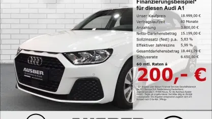 Gebraucht Audi A1 Sportback Basis 95 PS (69 kW) 2023 Weiss Kleinwagen
