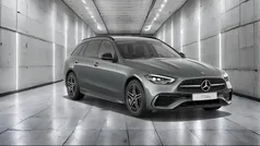 Grau Gebraucht 2024 Mercedes C220 AMG Limousine | 42.886 € (Fairer Preis)