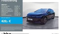 Grenadillschwarz metallic Gebraucht 2024 VW ID.7 Pro Limousine | 49.490 € (Guter Preis)