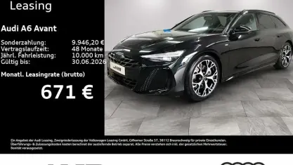 Nowe Audi A6 S-Line 245 KM (180 kW) 2025 Zielony Kombi