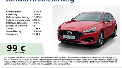 Gebraucht Hyundai i30 Advantage 116 PS (85 kW) 2025 Engine red Limousine