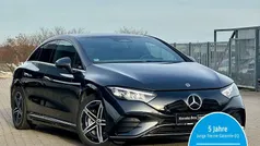 Grau (grafitgrau metalliclack) Gebraucht 2024 Mercedes EQE300 AMG Limousine | 46.930 € (Guter Preis)