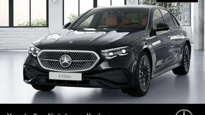 Obsidianschwarz Gebraucht 2025 Mercedes E200 AMG line Limousine | 60.900 € (Fairer Preis)
