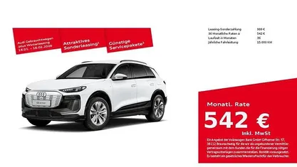 Weiß Gebraucht 2025 Audi Q6 e-tron Comfort SUV | 54.490 € (Superpreis)