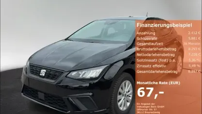 Gebraucht Seat Ibiza Style 80 PS (58 kW) 2023 Schwarz Kleinwagen