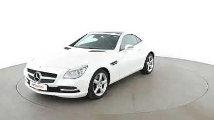 Gebraucht Mercedes SLK200 184 PS (135 kW) 2016 Weiß Cabrio