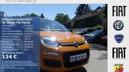 Gebraucht Fiat Panda Easy 69 PS (50 kW) 2019 Orange Kleinwagen