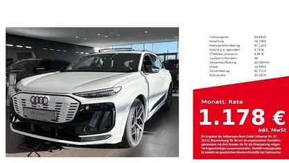 Gebraucht Audi Q6 e-tron Comfort 285 kW (388 PS) 2025 Gletscherweiß SUV