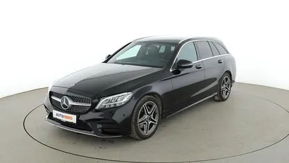 Gebraucht Mercedes C180 AMG line 156 PS (114 kW) 2018 Schwarz Kombi