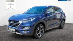 Blau / stellar blue (metallic) Gebraucht 2019 Hyundai Tucson Style SUV | 18.750 € (Fairer Preis)