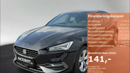 Gebraucht Seat Leon FR 204 PS (150 kW) 2022 Schwarz Limousine