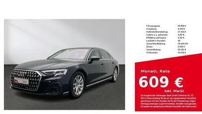 Gebraucht Audi A8L Ambiente 286 PS (210 kW) 2023 Firmamentblau metallic Limousine