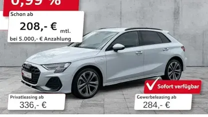 Gebraucht Audi A3 S-Line 204 PS (150 kW) 2025 Gletscherweiß metallic Limousine