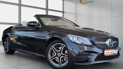 Gebraucht Mercedes C300 AMG line 258 PS (189 kW) 2021 Graphitgrau dunkel metallic (m Cabrio