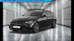 Schwarz Gebraucht 2024 Mercedes C220 AMG Limousine | 42.880 € (Fairer Preis)