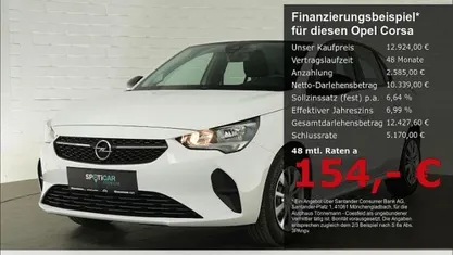 Gebraucht Opel Corsa Edition 75 PS (55 kW) 2022 Weiß Kleinwagen
