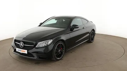 Gebraucht Mercedes C180 AMG line 2022 Schwarz Coupé