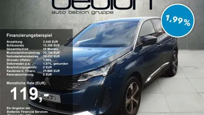 Gebraucht Peugeot 3008 Allure 131 PS (96 kW) 2023 Blau SUV