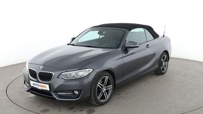 Używany BMW 220 Sport Line 184 KM (135 kW) 2015 Czarny Kabriolet