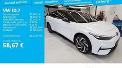 Gletscherweiß metallic Gebraucht 2025 VW ID.7 Pro Limousine | 47.980 € (Fairer Preis)