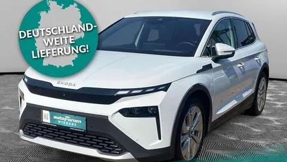 Moonweiss metallic Gebraucht 2025 Skoda Elroq SUV | 39.870 € (Superpreis)