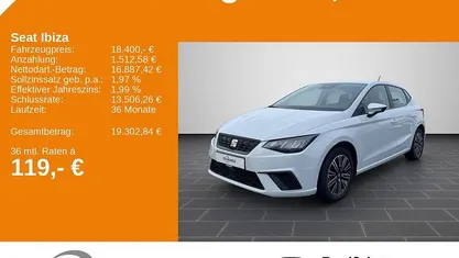 Gebraucht Seat Ibiza Style 116 PS (85 kW) 2024 Weiß Kleinwagen