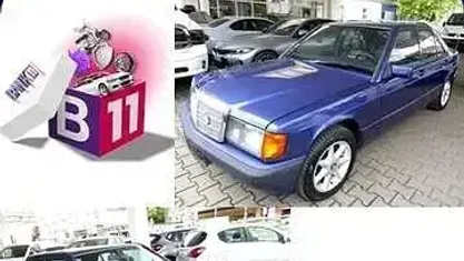Brugt Mercedes 190 Avantgarde 136 HK (100 kW) 1992 Blå Sedan