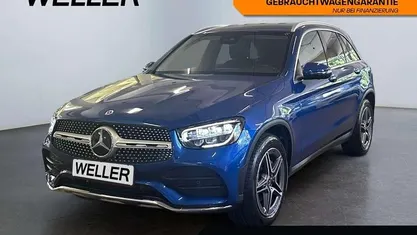 Blau Gebraucht 2022 Mercedes GLC200 AMG line SUV | 38.980 € (Superpreis)