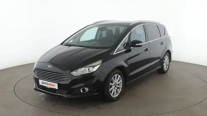Schwarz Gebraucht 2016 Ford S-MAX Titanium Van / Kleinbus | 17.130 € (Fairer Preis)