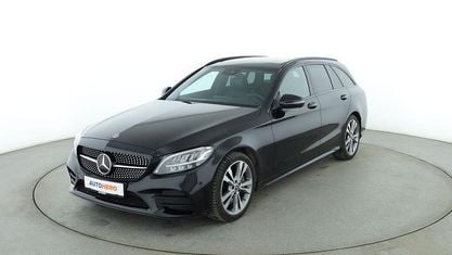 Gebraucht Mercedes C300 AMG line 2020 Schwarz Kombi