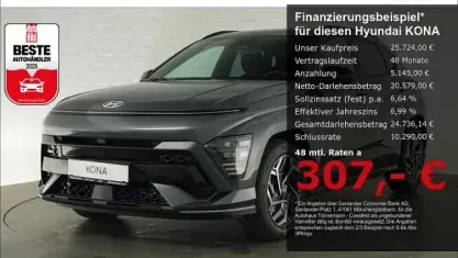 Usata Hyundai Kona N Line 137 CV (100 kW) 2025 Grigio SUV