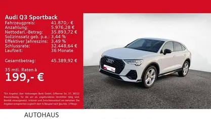 Gebraucht 2025 Audi Q3 S-Line SUV | 41.870 € (Fairer Preis)