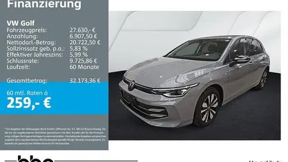 Usata VW Golf VIII Life 150 CV (110 kW) 2025 Grigio Berlina