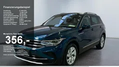 Nightshade blue Gebraucht 2021 VW Tiguan Elegance SUV | 29.867 € (Fairer Preis)