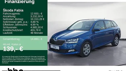 Gebraucht Skoda Fabia Ambition 110 PS (80 kW) 2018 Blau Kombi