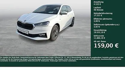 Weiß Gebraucht 2025 Skoda Fabia Tour Limousine | 21.754 € (Fairer Preis)