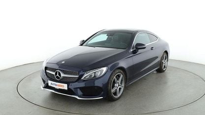Occasion Mercedes C250 AMG line 211 ch (155 kW) 2016 Bleue Coupé