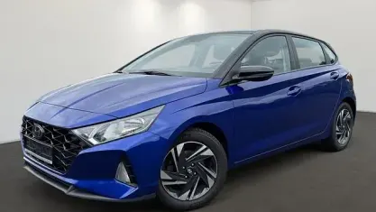 Gebraucht Hyundai i20 Intro Edition 101 PS (74 kW) 2021 Blau Kleinwagen