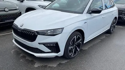 Neu Skoda Scala Monte Carlo 150 PS (110 kW) 2026 Moon weiss metallic Kleinwagen
