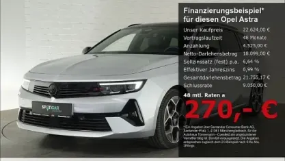 Gebraucht Opel Astra Ultimate 131 PS (96 kW) 2024 Silber Kleinwagen
